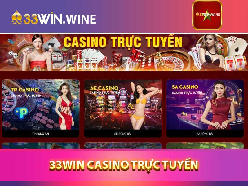 Sản phẩm 33win casino online uy tín